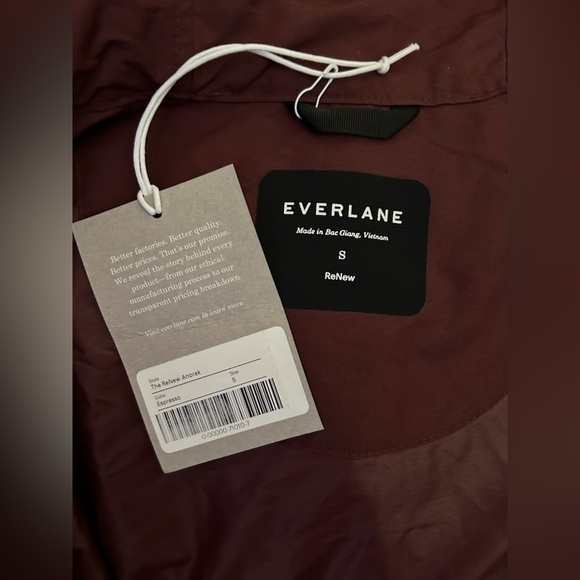 Everlane The ReNew Zip Front Oversized Long Anorak Jacket NWT Espresso - Picture 7 of 8